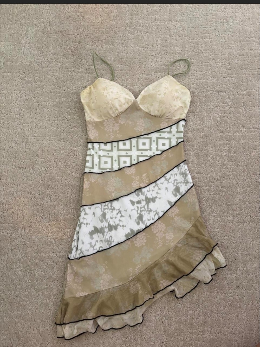 Asymmetrical Patchwork Dress